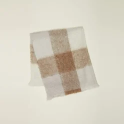 Mantas Ezcaray Throws^Plaid Mohair Throw