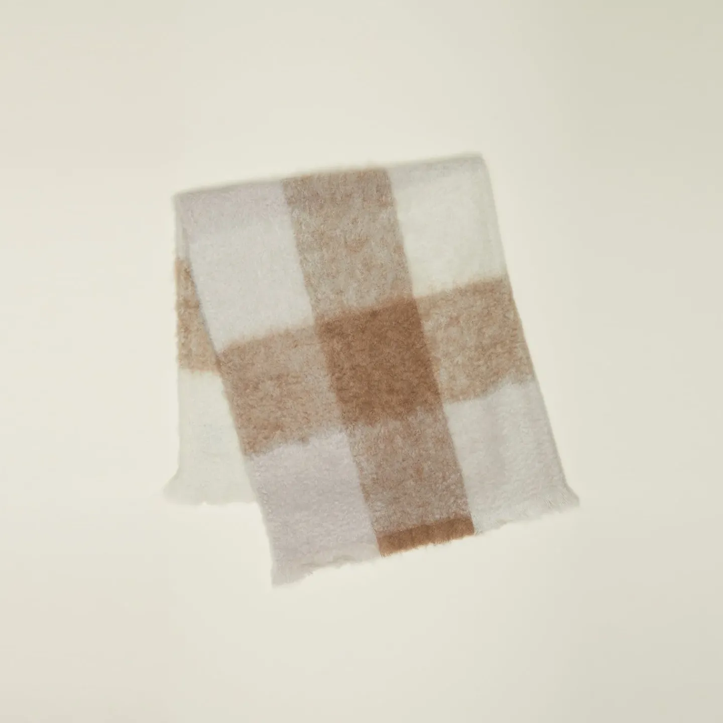 Mantas Ezcaray Throws^Plaid Mohair Throw