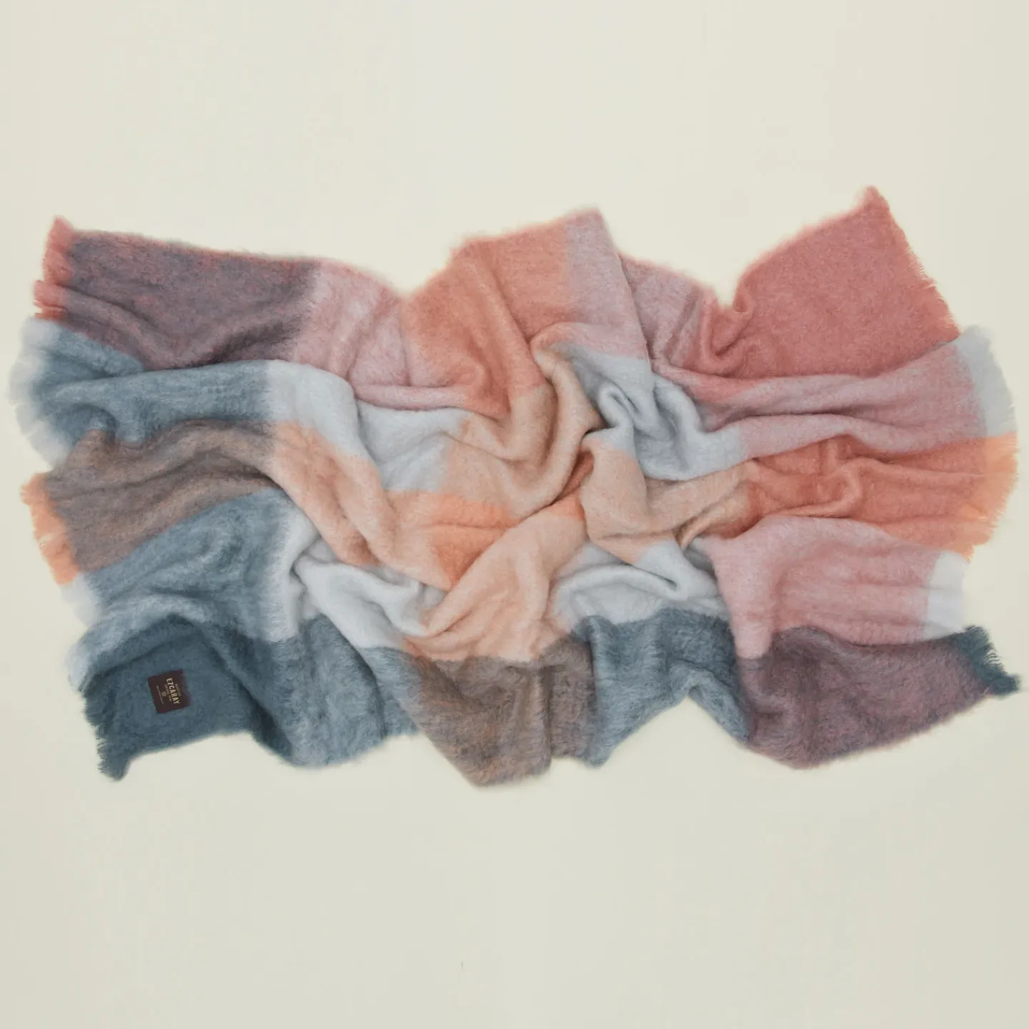 Mantas Ezcaray Throws^Plaid Mohair Throw