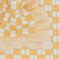 Archive NY Throws^Quilted Checkered Throw