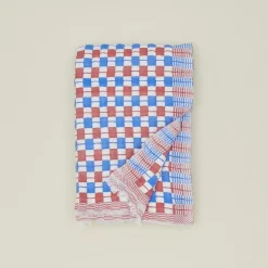 Archive NY Throws^Quilted Checkered Throw