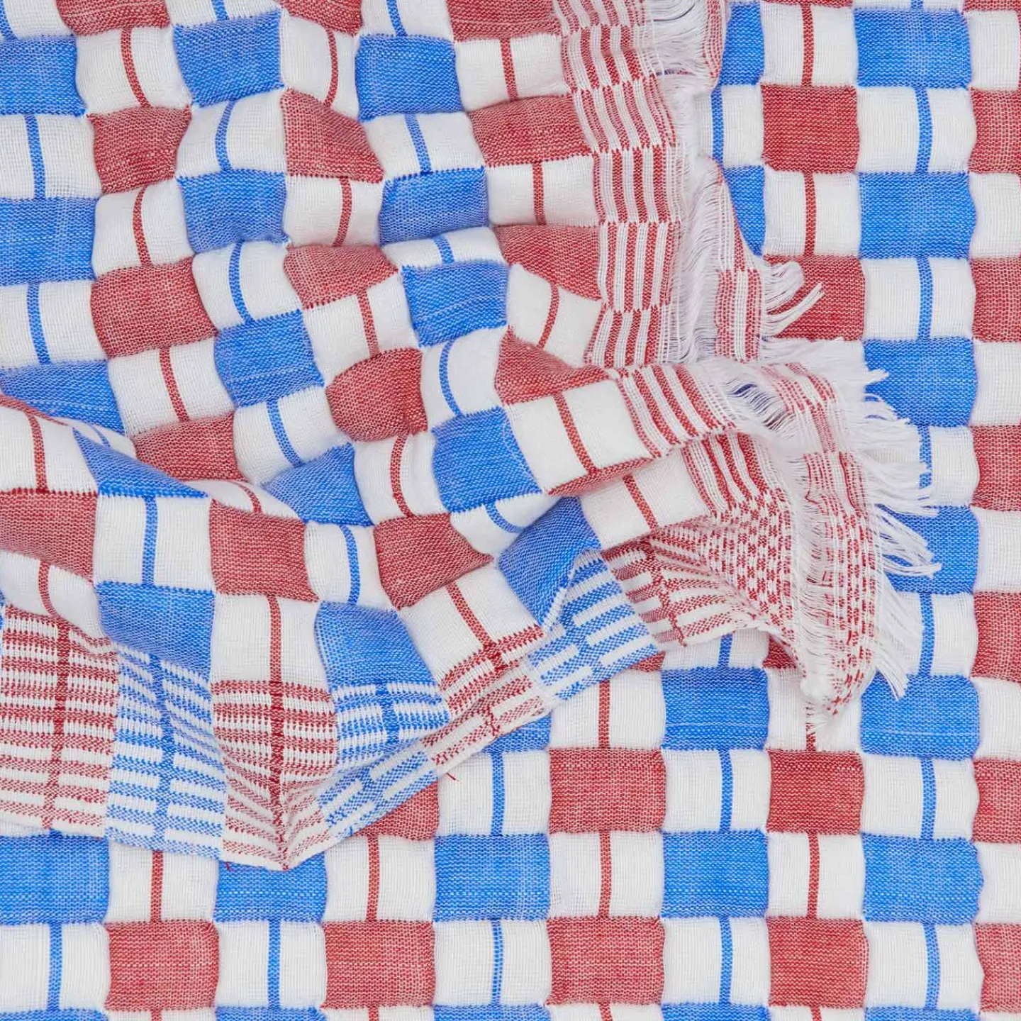 Archive NY Throws^Quilted Checkered Throw