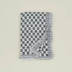 Archive NY Throws^Quilted Checkered Throw