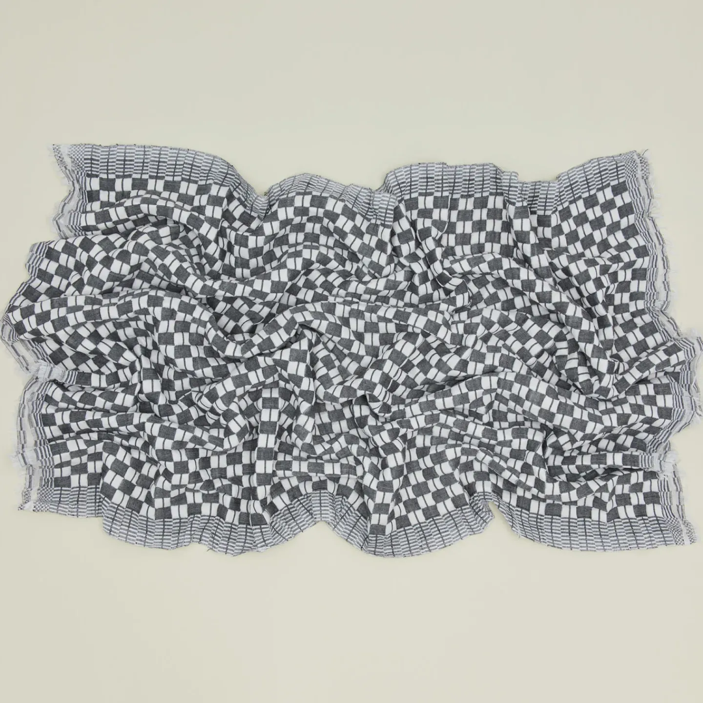 Archive NY Throws^Quilted Checkered Throw
