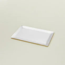 Fog Linen Glassware & Barware|Serveware^Rectangular Silver Tray