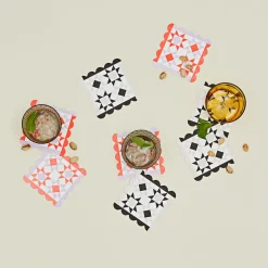 And Here We Are Glassware & Barware^Reusable Paper Coaster, Set of 8 - Quilted