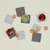 And Here We Are Glassware & Barware^Reusable Paper Coaster, Set of 8 - Gridded
