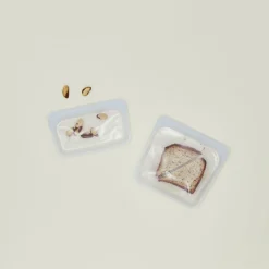 Stasher Storage & Organization^Reusable Sandwich + Snack Bag Set