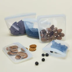 Stasher Storage & Organization^Reusable Sandwich + Snack Bag Set