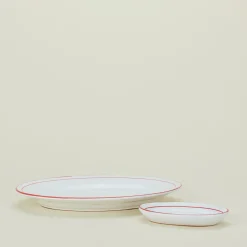 Jore Copenhagen Serveware^Rimmed Oval Platter