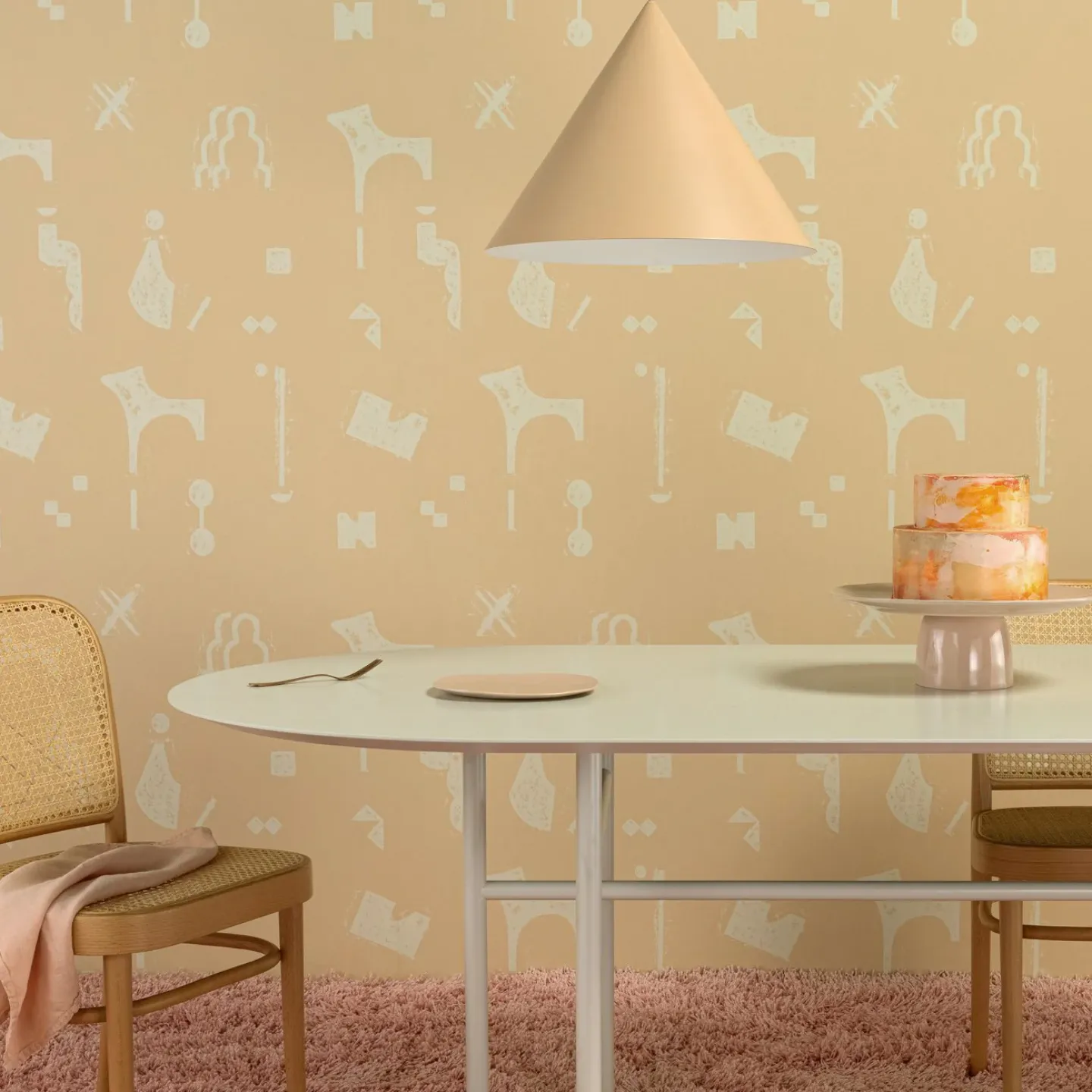 Hawkins New York Wallpaper^Rubbings Wallpaper
