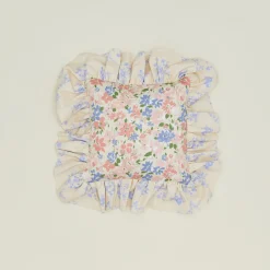 Maison Lisette Pillows^Ruffled Floral Cushion