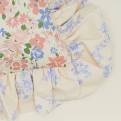 Maison Lisette Pillows^Ruffled Floral Cushion