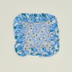 Maison Lisette Pillows^Ruffled Floral Cushion
