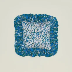 Maison Lisette Pillows^Ruffled Floral Cushion
