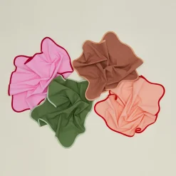 MODAFLEUR Table Linens^Scalloped Napkin, Set of 4