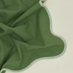 MODAFLEUR Table Linens^Scalloped Napkin, Set of 4