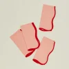 MODAFLEUR Table Linens^Scalloped Napkin, Set of 4