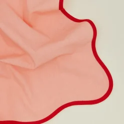 MODAFLEUR Table Linens^Scalloped Napkin, Set of 4