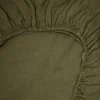 Hawkins New York Sheets^Simple Linen Fitted Sheet