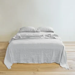 Hawkins New York Sheets^Simple Linen Fitted Sheet
