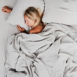 Hawkins New York Sheets^Simple Linen Fitted Sheet