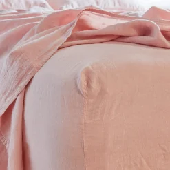 Hawkins New York Sheets^Simple Linen Fitted Sheet