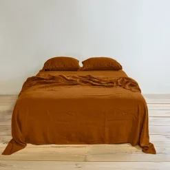Hawkins New York Sheets^Simple Linen Fitted Sheet
