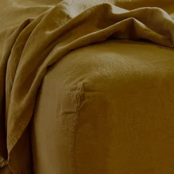 Hawkins New York Sheets^Simple Linen Fitted Sheet