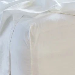 Hawkins New York Sheets^Simple Linen Fitted Sheet