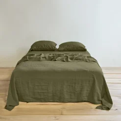 Hawkins New York Sheets^Simple Linen Flat Sheet