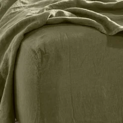 Hawkins New York Sheets^Simple Linen Flat Sheet