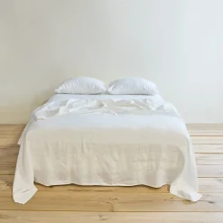 Hawkins New York Sheets^Simple Linen Flat Sheet