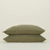 Hawkins New York Pillows|Pillows & Shams^Simple Linen Pillowcases, Set of 2