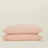 Hawkins New York Pillows|Pillows & Shams^Simple Linen Pillowcases, Set of 2
