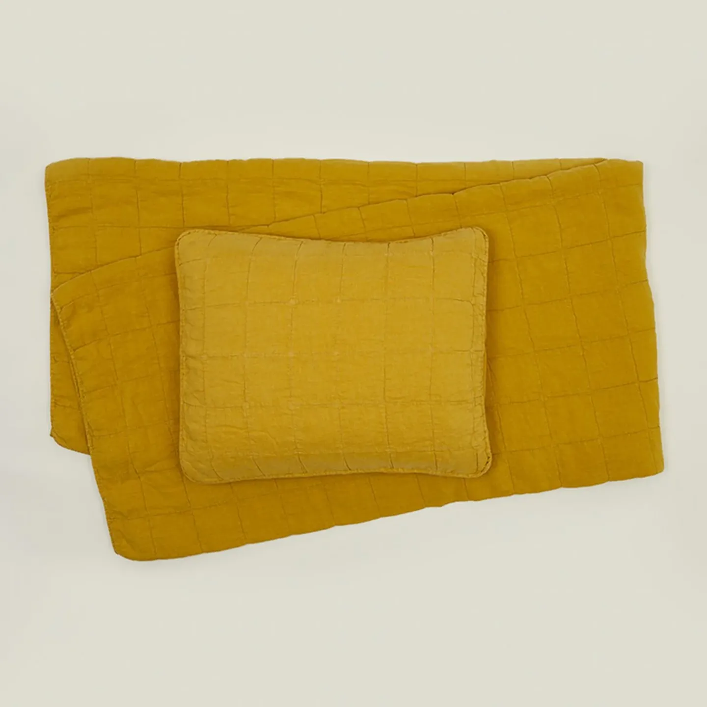 Hawkins New York Blankets & Quilts^Simple Linen Quilt