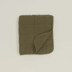 Hawkins New York Throws^Simple Linen Quilted Throw