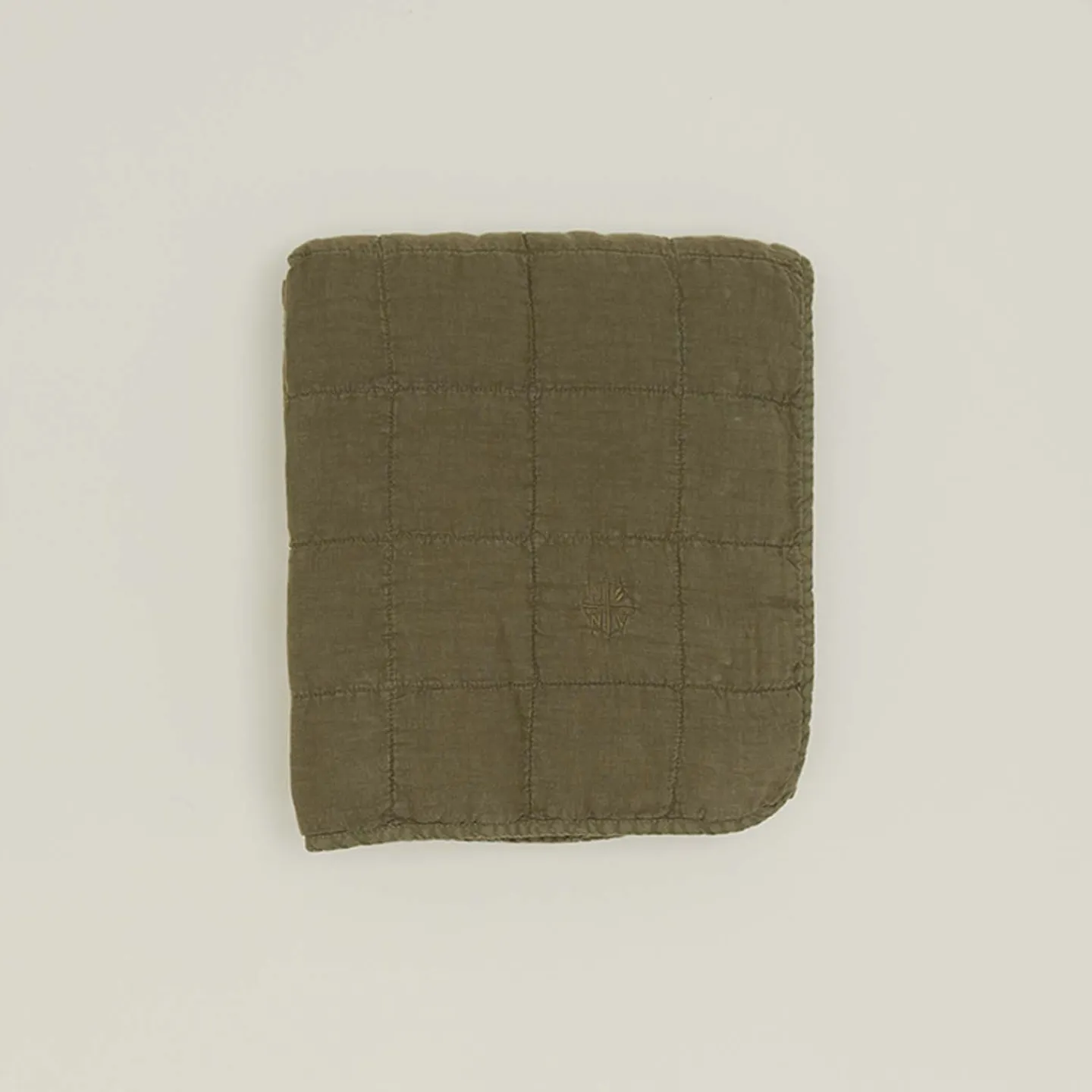 Hawkins New York Throws^Simple Linen Quilted Throw