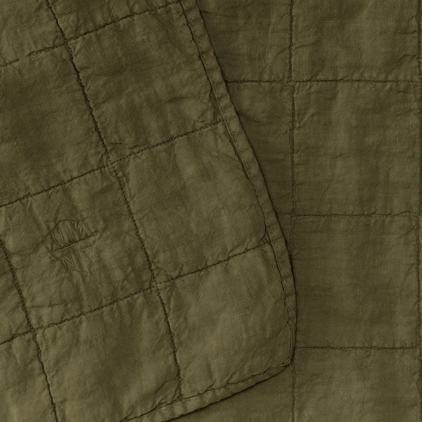 Hawkins New York Throws^Simple Linen Quilted Throw