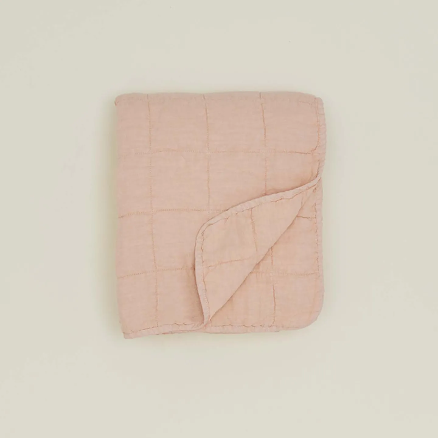 Hawkins New York Throws^Simple Linen Quilted Throw