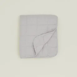 Hawkins New York Throws^Simple Linen Quilted Throw