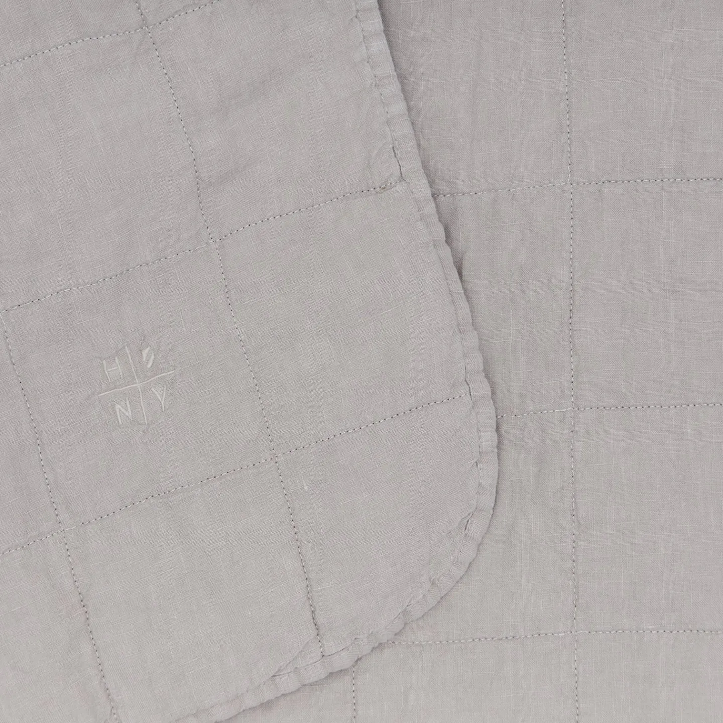 Hawkins New York Throws^Simple Linen Quilted Throw