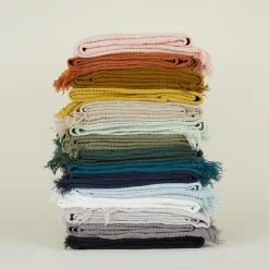 Hawkins New York Throws^Simple Linen Throw