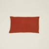 Hawkins New York Pillows^Simple Linen 12x22 Pillow - Rust