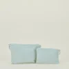 Hawkins New York Bath Accessories^Simple Linen Zipper Pouch
