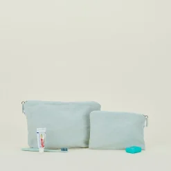 Hawkins New York Bath Accessories^Simple Linen Zipper Pouch