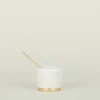 Hawkins New York Serveware^Simple Marble Sugar + Salt Dish