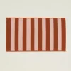 Hawkins New York Bath Mats^Simple Striped Terry Bath Mat
