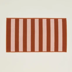 Hawkins New York Bath Mats^Simple Striped Terry Bath Mat