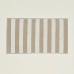 Hawkins New York Bath Mats^Simple Striped Terry Bath Mat